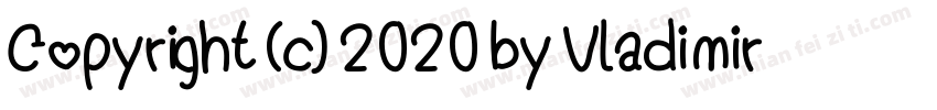 Copyright (c) 2020 by Vladimir Niko字体转换